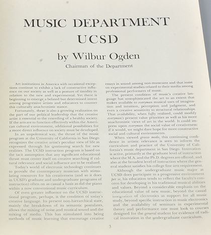 various-4 Views of Music Department UCSD